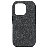 High smartphone case, iPhone® 14 Pro, Black by SWAROVSKI