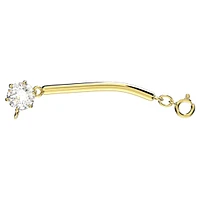 Constella extender, Round cut, White, Gold-tone plated by SWAROVSKI