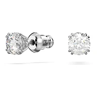 Constella set, Round cut, White, Rhodium plated by SWAROVSKI
