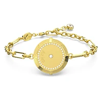 Zodiac bracelet, Aries, Gold tone, Gold-tone plated by SWAROVSKI