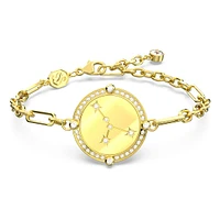 Zodiac bracelet, Cancer, Gold tone, Gold-tone plated by SWAROVSKI