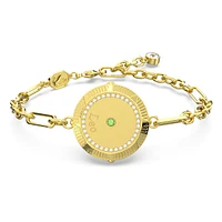Zodiac bracelet, Leo, Gold tone, Gold-tone plated by SWAROVSKI