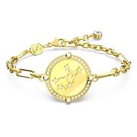 Zodiac bracelet, Virgo, Gold tone, Gold-tone plated by SWAROVSKI