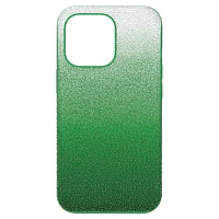 High smartphone case, iPhone® 13 Pro, Green by SWAROVSKI