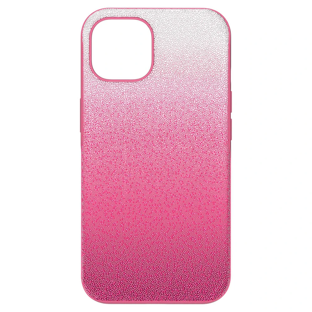 High smartphone case, Color gradient, iPhone® 14, Pink by SWAROVSKI