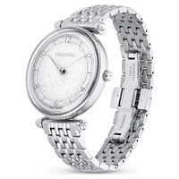 Crystalline wonder watch, Swiss Made, Metal bracelet, Silver Tone, Stainless steel by SWAROVSKI