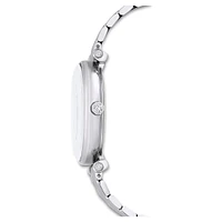 Crystalline wonder watch, Swiss Made, Metal bracelet, Silver Tone, Stainless steel by SWAROVSKI