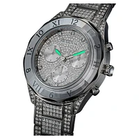 Dextera lux watch, Swiss Made, Metal bracelet, Silver Tone, Stainless steel by SWAROVSKI