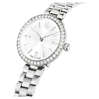 Certa watch, Swiss Made, Metal bracelet, Silver tone, Stainless Steel by SWAROVSKI
