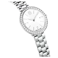 Certa watch, Swiss Made, Metal bracelet, Silver tone, Stainless Steel by SWAROVSKI