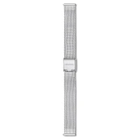 Watch strap, 13 mm (0.51") width, Metal, Silver tone, Stainless Steel by SWAROVSKI
