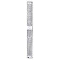 Watch strap, 13 mm (0.51") width, Metal, Silver tone, Stainless Steel by SWAROVSKI