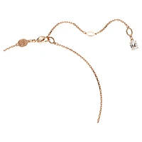 Dragon & Phoenix set, Dragon’s claw, White, Rose gold-tone plated by SWAROVSKI