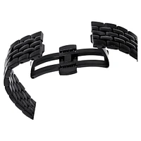 Octea moon watch, Swiss Made, Moon, Metal bracelet, Black, Black finish by SWAROVSKI