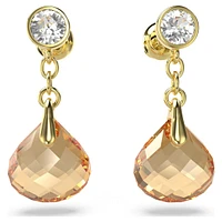 Tessa drop earrings, Gold tone, Gold-tone plated by SWAROVSKI