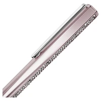 Shimmer ballpoint pen, Pink lacquered, chrome plated by SWAROVSKI