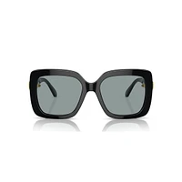 Sunglasses, Oversized, Square shape, SK6001, Black by SWAROVSKI