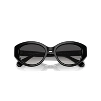Sunglasses, Cat-Eye shape, SK6005, Black by SWAROVSKI