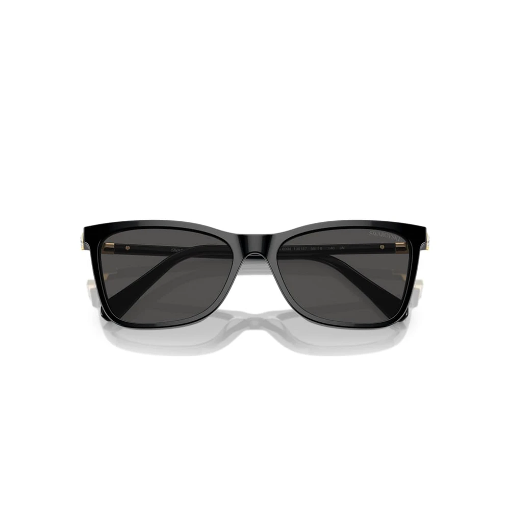 Sunglasses, Square shape, SK6004, Black by SWAROVSKI