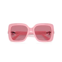 Sunglasses, Oversized, Square shape, SK0061, Pink by SWAROVSKI