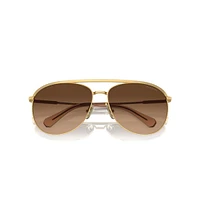 Sunglasses, Pilot shape, SK7005, Brown by SWAROVSKI