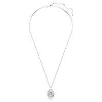 Idyllia pendant, Flower, Yellow, Rhodium plated by SWAROVSKI