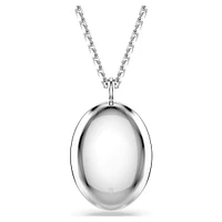 Idyllia pendant, Flower, Yellow, Rhodium plated by SWAROVSKI
