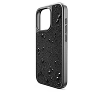 High smartphone case, Flat Back crystals, iPhone® 15 Pro, Black by SWAROVSKI