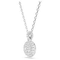 Meteora set, White, Rhodium plated by SWAROVSKI