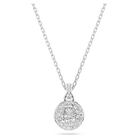 Meteora pendant, White, Rhodium plated by SWAROVSKI