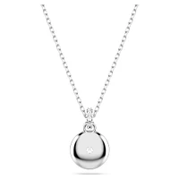 Meteora pendant, White, Rhodium plated by SWAROVSKI