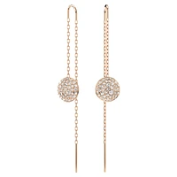 Meteora set, White, Rose gold-tone plated by SWAROVSKI