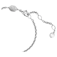 I LOVE NY bracelet, Red, Rhodium plated by SWAROVSKI