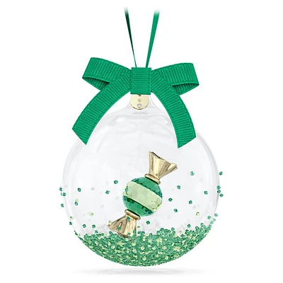Holiday Cheers dulcis Ball Ornament, Green by SWAROVSKI