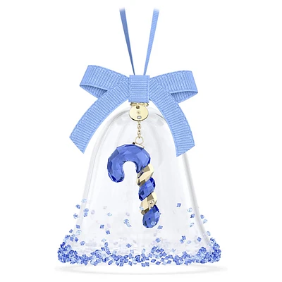 Holiday Cheers dulcis Bell Ornament, Blue by SWAROVSKI
