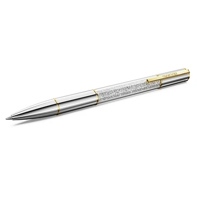 Crystalline ballpoint pen, Silver tone, Mixed metal finish by SWAROVSKI