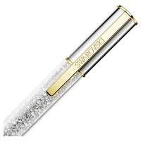 Crystalline ballpoint pen, Silver tone, Mixed metal finish by SWAROVSKI