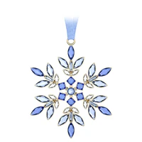 Gema Holiday Ornament, Blue by SWAROVSKI