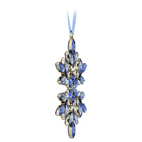 Gema Holiday Ornament, Blue by SWAROVSKI