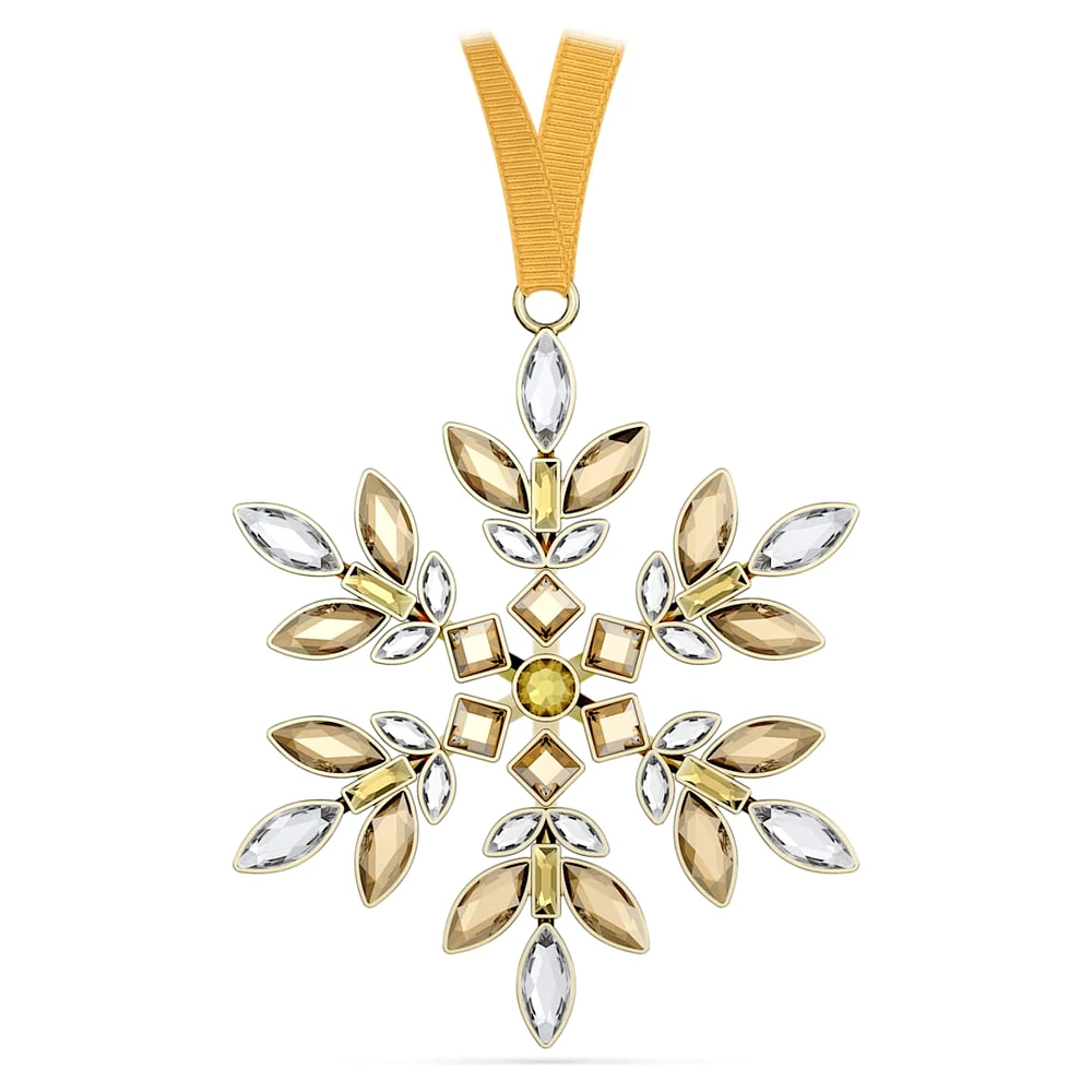 Gema Holiday Ornament, Yellow by SWAROVSKI