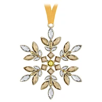 Gema Holiday Ornament, Yellow by SWAROVSKI
