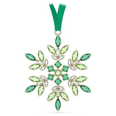 Gema Holiday Ornament, Green by SWAROVSKI
