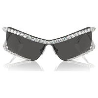 Sunglasses, Mask, Gray by SWAROVSKI