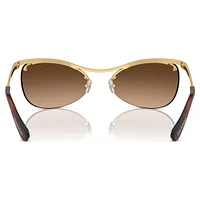 Sunglasses, Oval shape, SK7018, Brown by SWAROVSKI