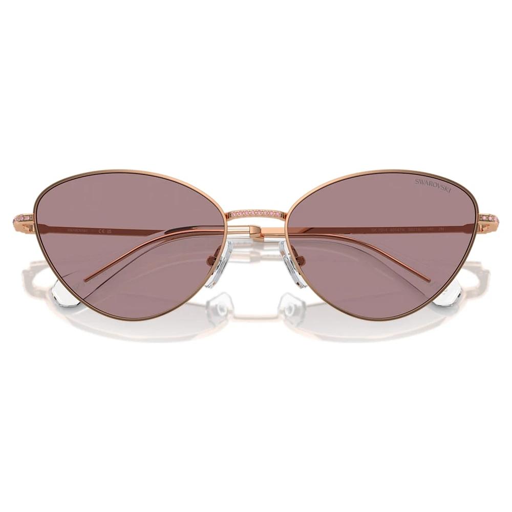 Sunglasses, Cat-Eye shape, SK7014, Purple by SWAROVSKI