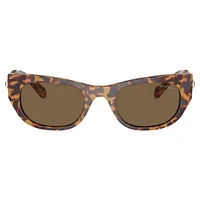 Sunglasses, Oval shape, SK6022, Brown by SWAROVSKI
