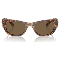Sunglasses, Oval shape, SK6022, Brown by SWAROVSKI