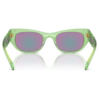 Sunglasses, Oval shape, SK6022, Green by SWAROVSKI