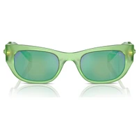 Sunglasses, Oval shape, SK6022, Green by SWAROVSKI