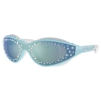 Sunglasses, Swimming shape, Blue by SWAROVSKI
